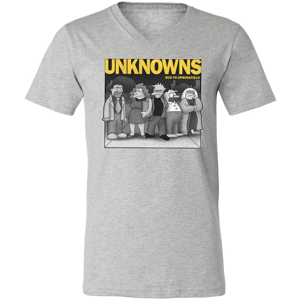 Unisex V-Neck T-Shirt - S8N6EULX - Athletic Heather - 7