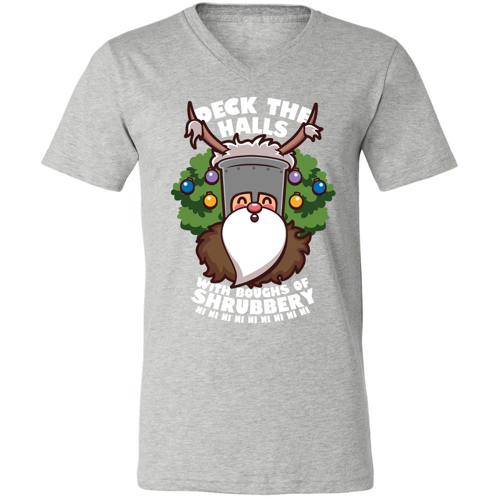 Unisex V-Neck T-Shirt - VH6CRDFF - Athletic Heather - 7