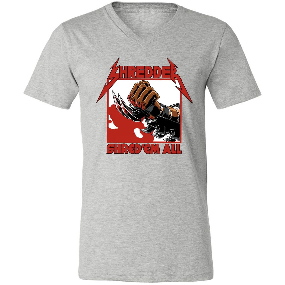 Unisex V-Neck T-Shirt - 5F86H2PV - Athletic Heather - 7