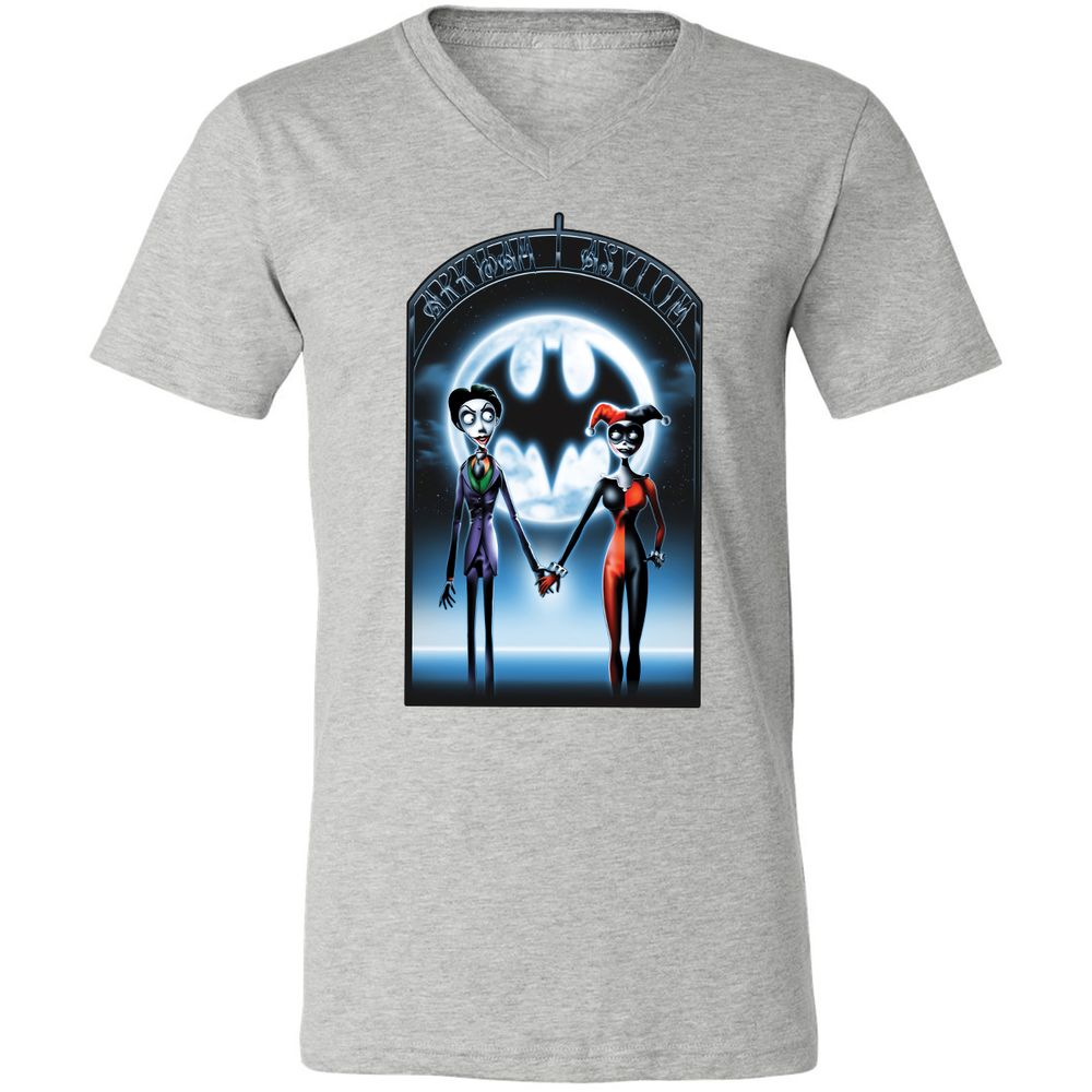 Unisex V-Neck T-Shirt - 769HD58M - Athletic Heather - 7