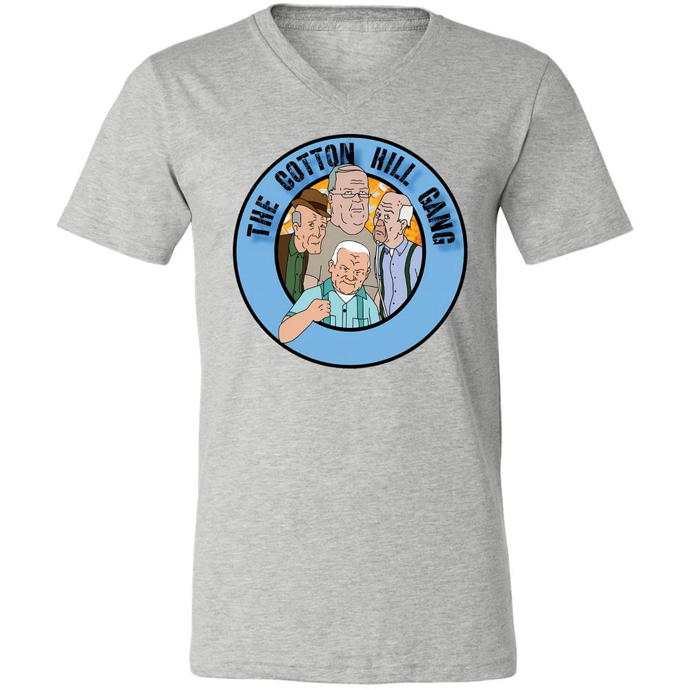 Unisex V-Neck T-Shirt - Z9J49874 - Athletic Heather - 7