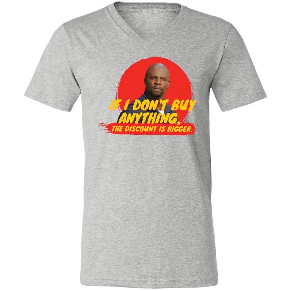 Unisex V-Neck T-Shirt - Z75LC6VU - Athletic Heather - 7