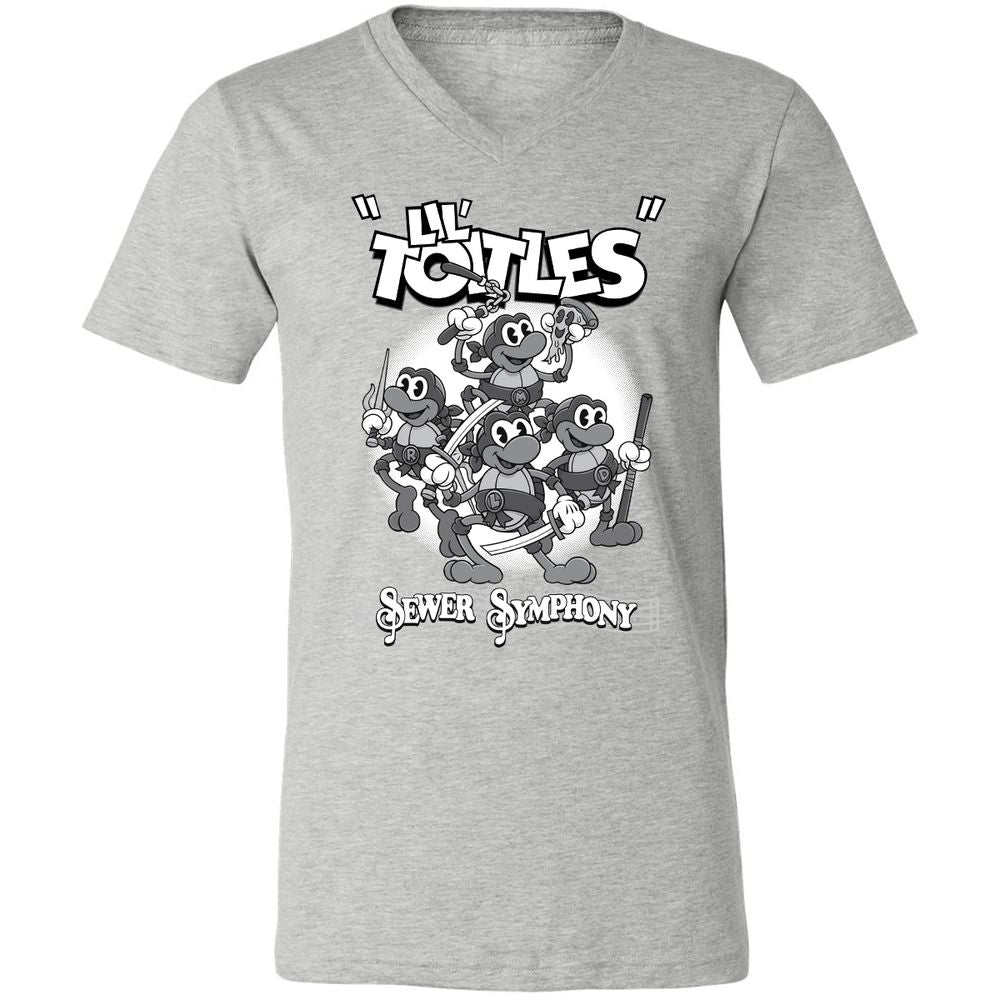 Unisex V-Neck T-Shirt - 1WCRQV9K - Athletic Heather - 7