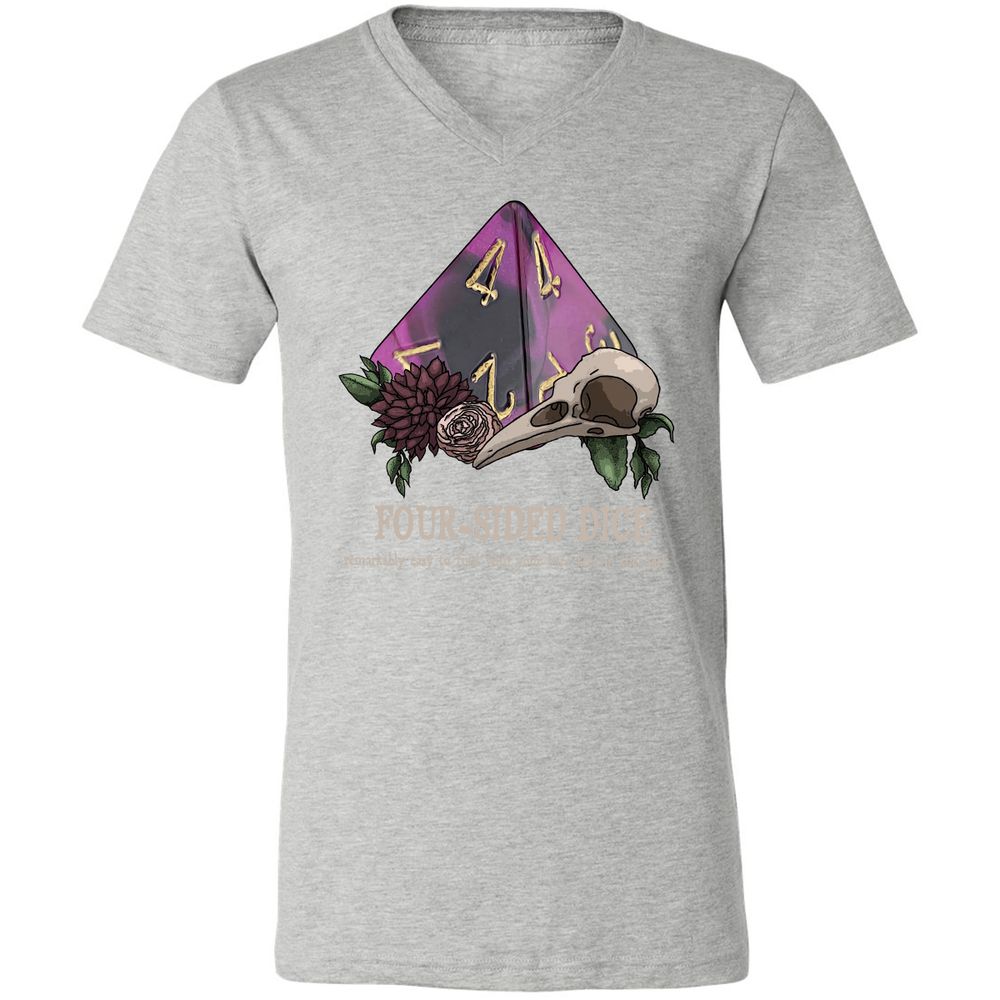 Unisex V-Neck T-Shirt - C1PYPELY - Athletic Heather - 7