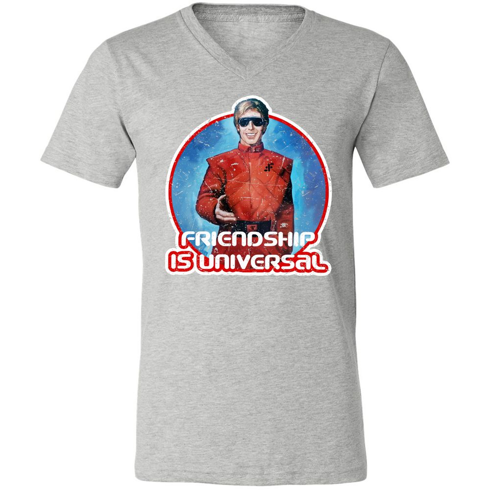 Unisex V-Neck T-Shirt - 7V5EEF2R - Athletic Heather - 7