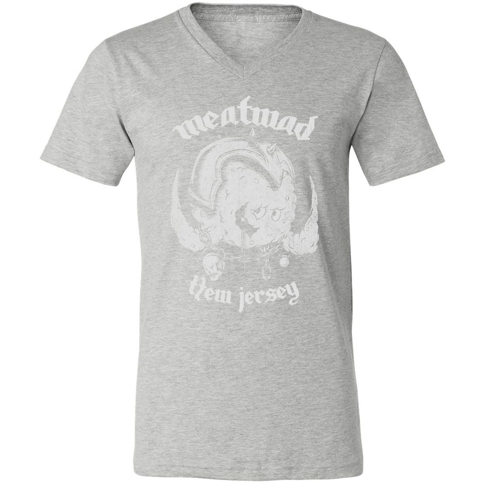 Unisex V-Neck T-Shirt - 8HRTE1TP - Athletic Heather - 7