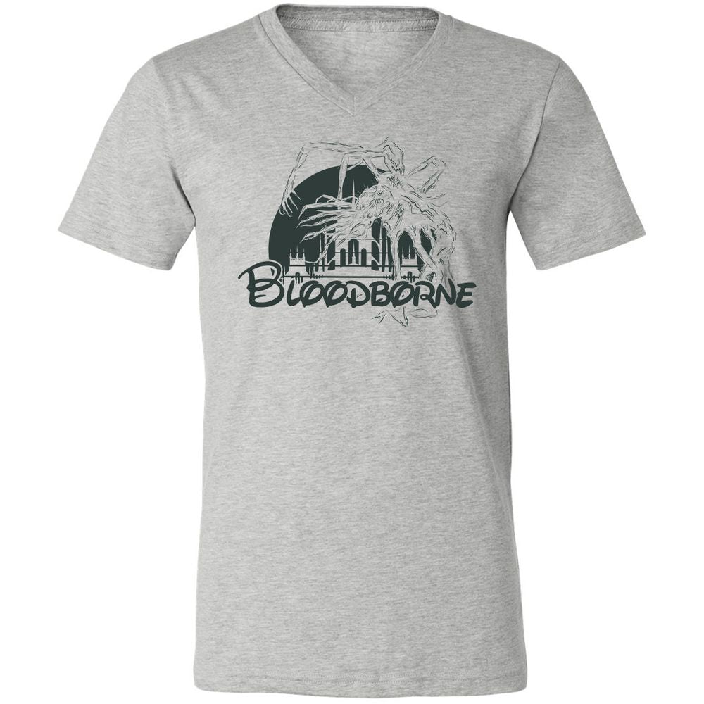 Unisex V-Neck T-Shirt - W3LCRZUH - Athletic Heather - 7