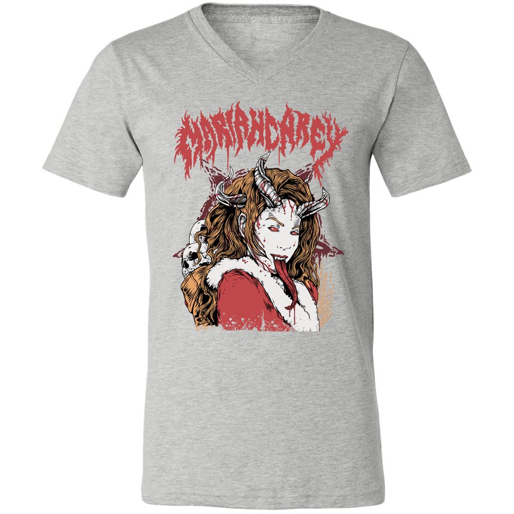 Unisex V-Neck T-Shirt - GHM9T5Z1 - Athletic Heather - 7