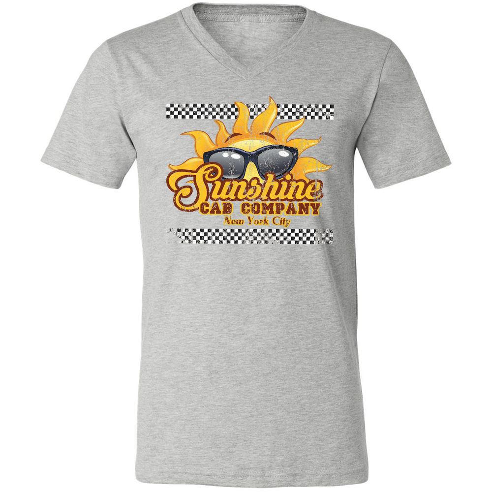 Unisex V-Neck T-Shirt - 1H7GGSHG - Athletic Heather - 7