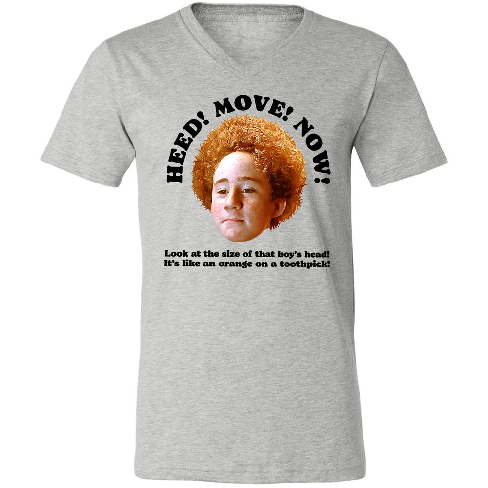 Unisex V-Neck T-Shirt - XS3AJJ47 - Athletic Heather - 7