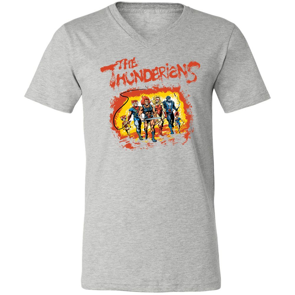 Unisex V-Neck T-Shirt - U362G1W8 - Athletic Heather - 7