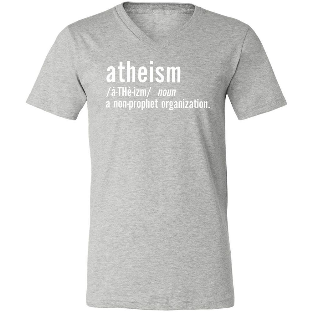 Unisex V-Neck T-Shirt - VLFQDVBP - Athletic Heather - 7