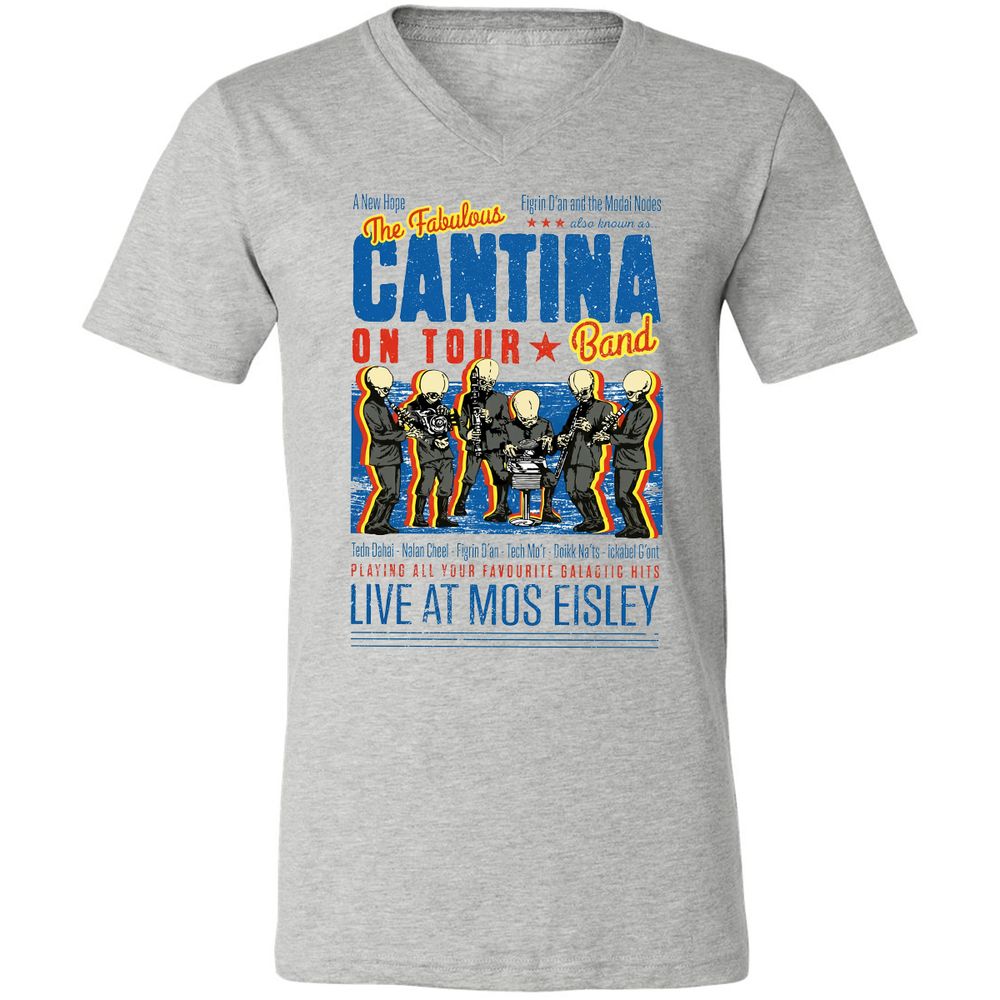 Unisex V-Neck T-Shirt - C775UAHA - Athletic Heather - 7