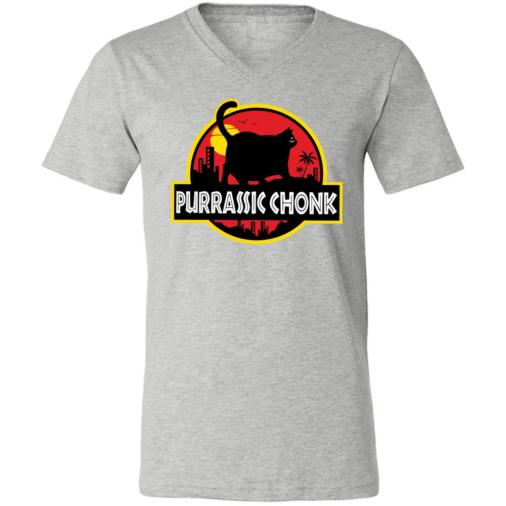 Unisex V-Neck T-Shirt - WR2JKSHG - Athletic Heather - 7