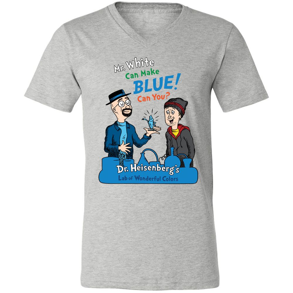 Unisex V-Neck T-Shirt - N69CF1WZ - Athletic Heather - 7