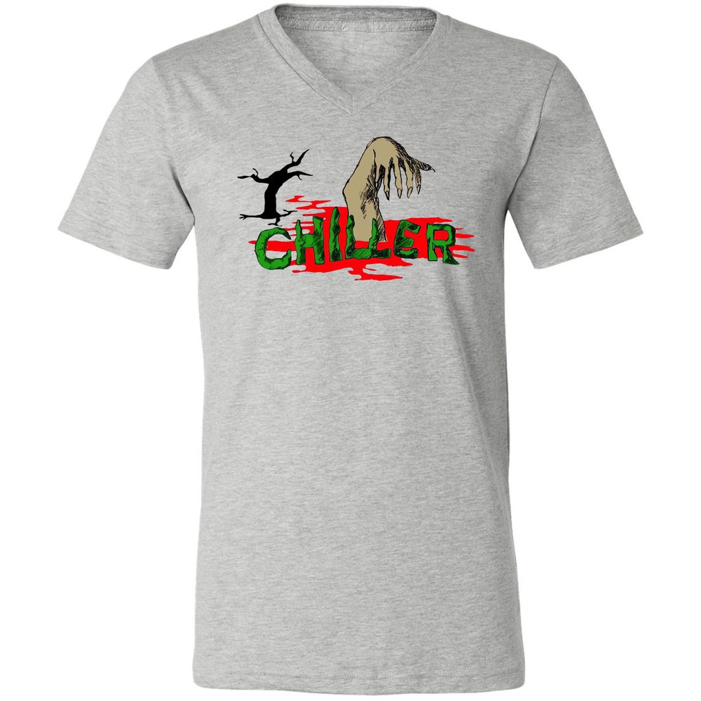 Unisex V-Neck T-Shirt - 1J7SCZN2 - Athletic Heather - 7