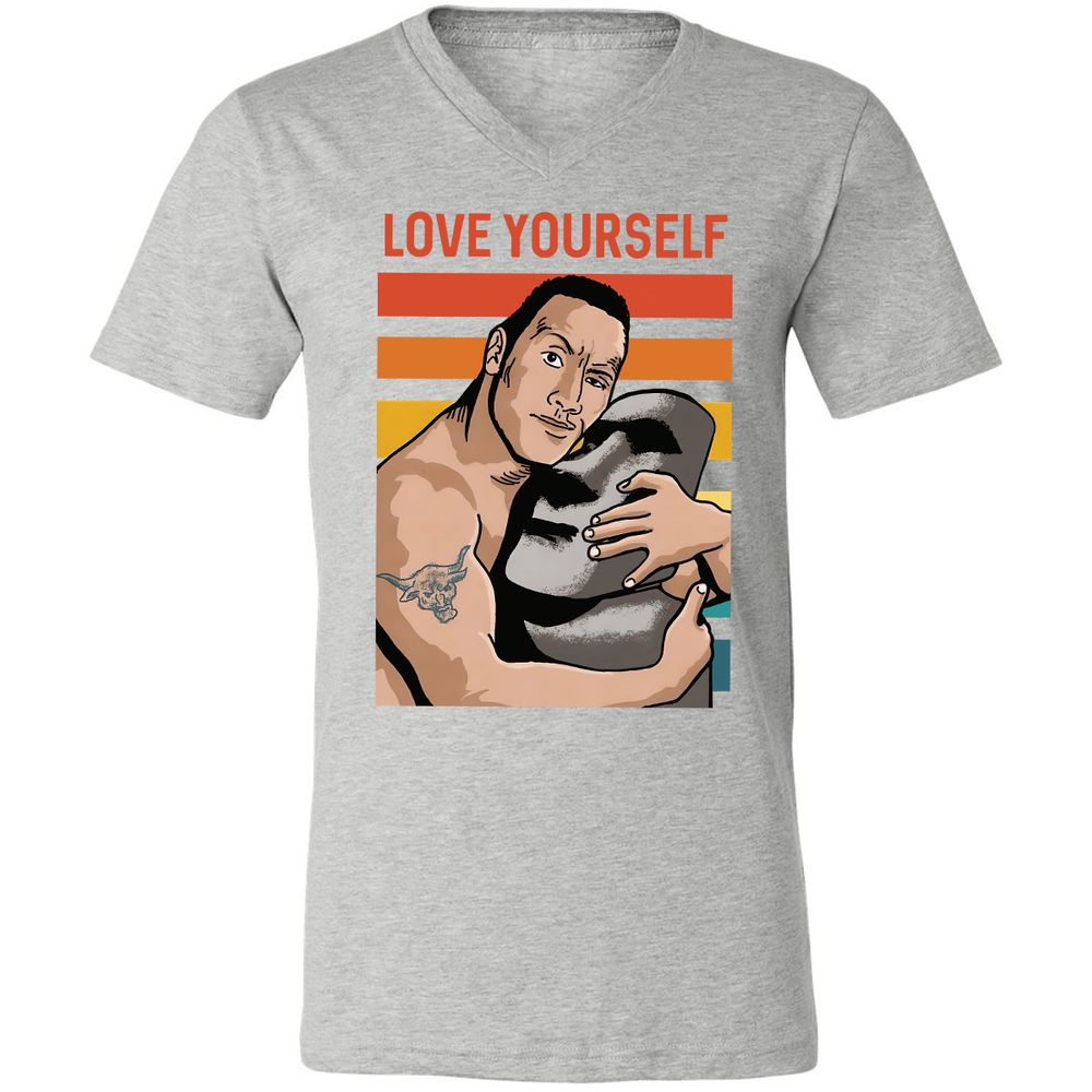 Unisex V-Neck T-Shirt - 1NVH47DA - Athletic Heather - 7