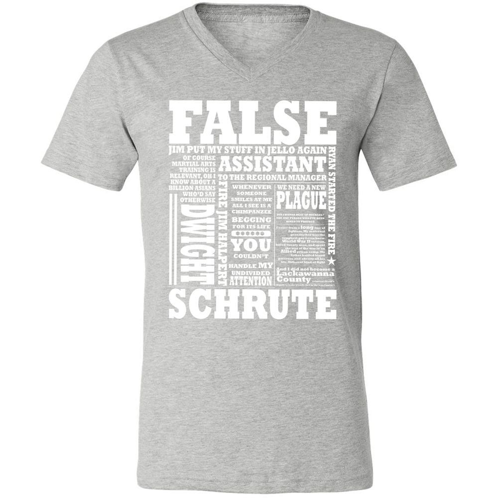 Unisex V-Neck T-Shirt - 2BE1JPTM - Athletic Heather - 7