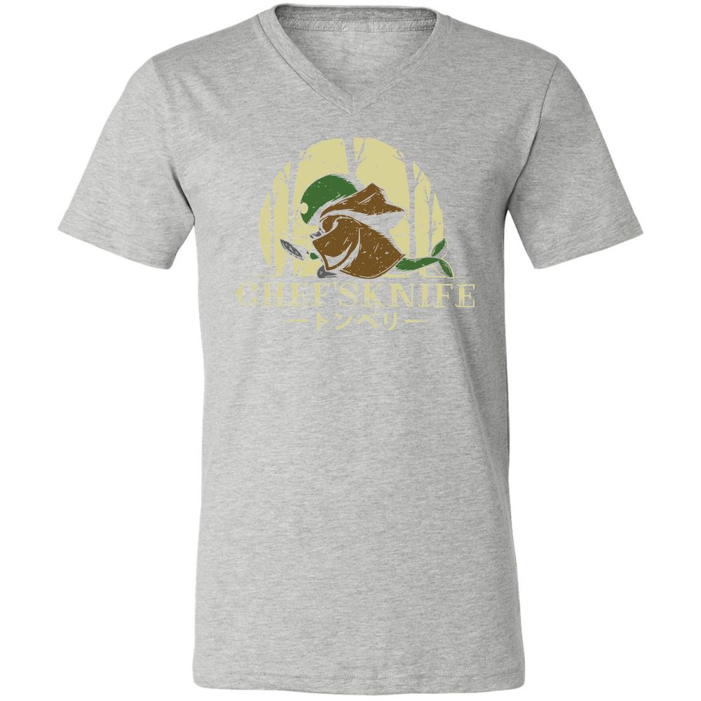 Unisex V-Neck T-Shirt - YK2MSPPX - Athletic Heather - 7