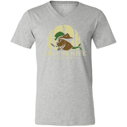 Unisex V-Neck T-Shirt - YK2MSPPX - Athletic Heather - 7