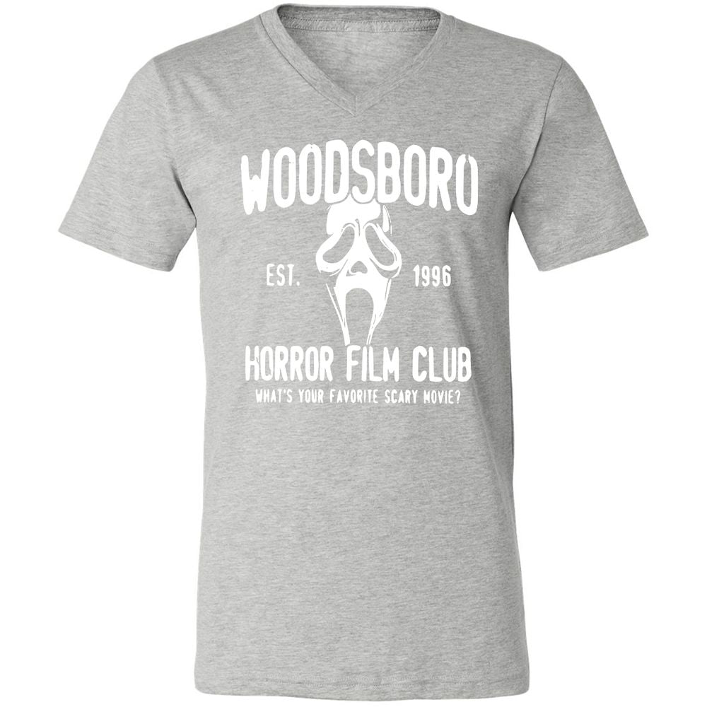 Unisex V-Neck T-Shirt - 7YXQZTRD - Athletic Heather - 7