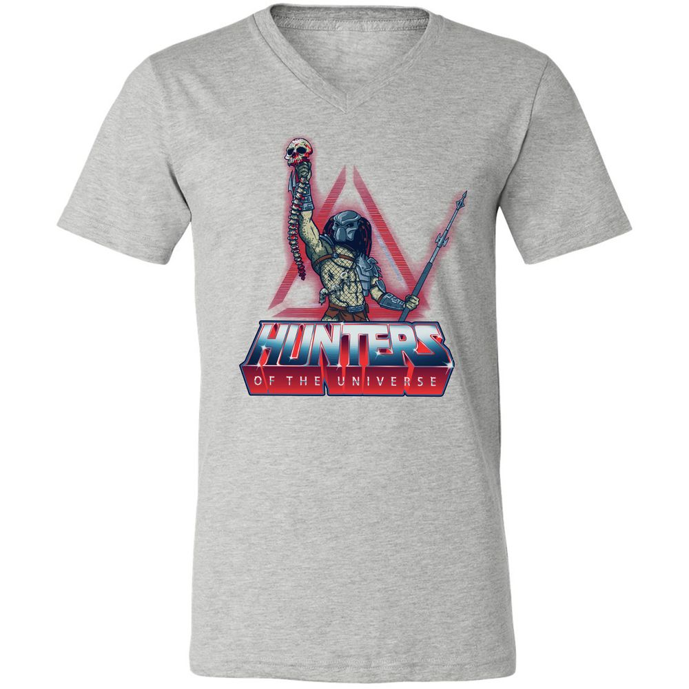 Unisex V-Neck T-Shirt - CSETMA4Z - Athletic Heather - 7