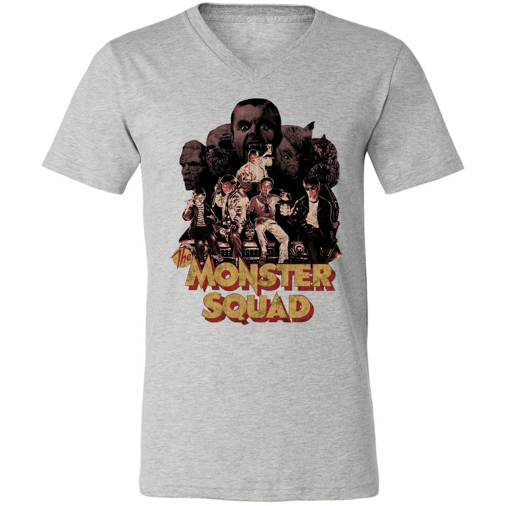 Unisex V-Neck T-Shirt - 6QHQQ4K8 - Athletic Heather - 7