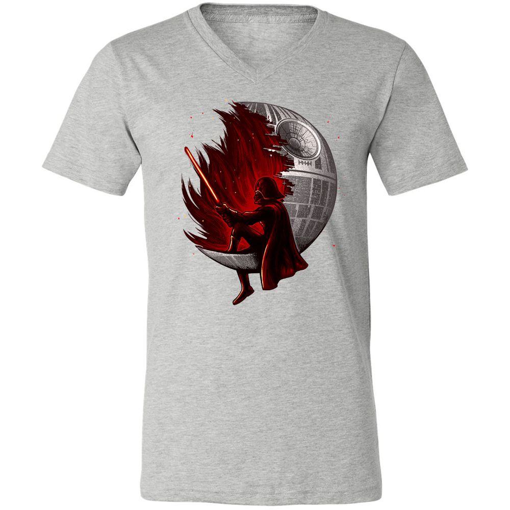 Unisex V-Neck T-Shirt - 7KRD32KX - Athletic Heather - 7