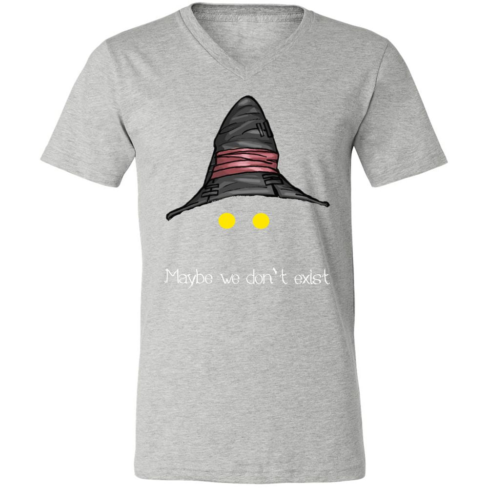 Unisex V-Neck T-Shirt - ECJU2VM9 - Athletic Heather - 7