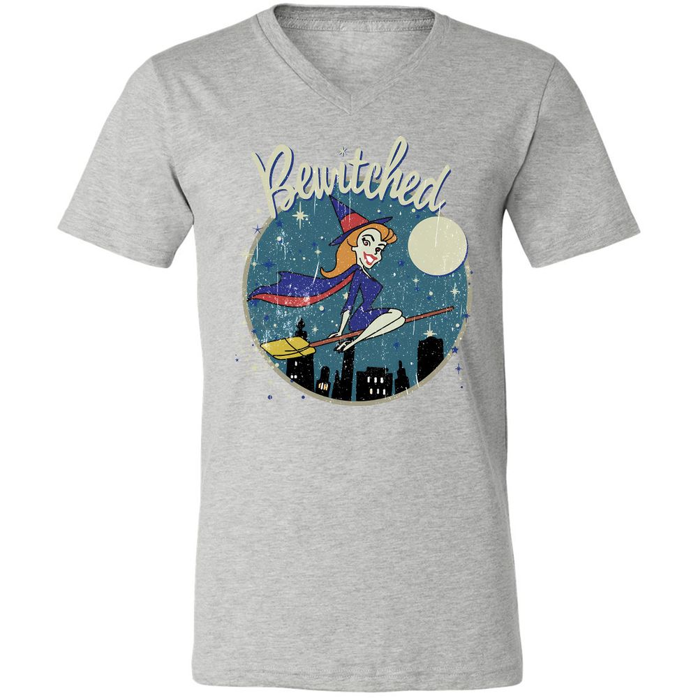Unisex V-Neck T-Shirt - 1FGLLJNB - Athletic Heather - 7