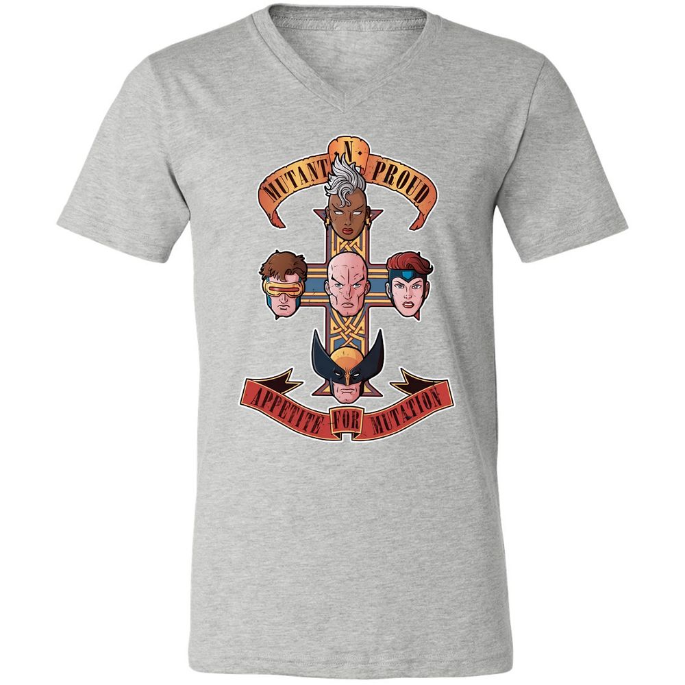 Unisex V-Neck T-Shirt - D4YD9DVC - Athletic Heather - 7