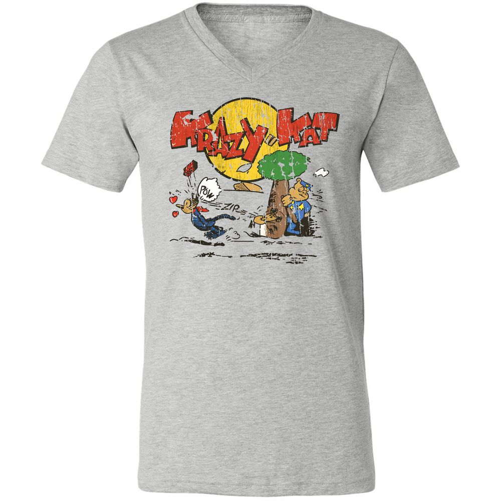 Unisex V-Neck T-Shirt - VGVMMZ24 - Athletic Heather - 7