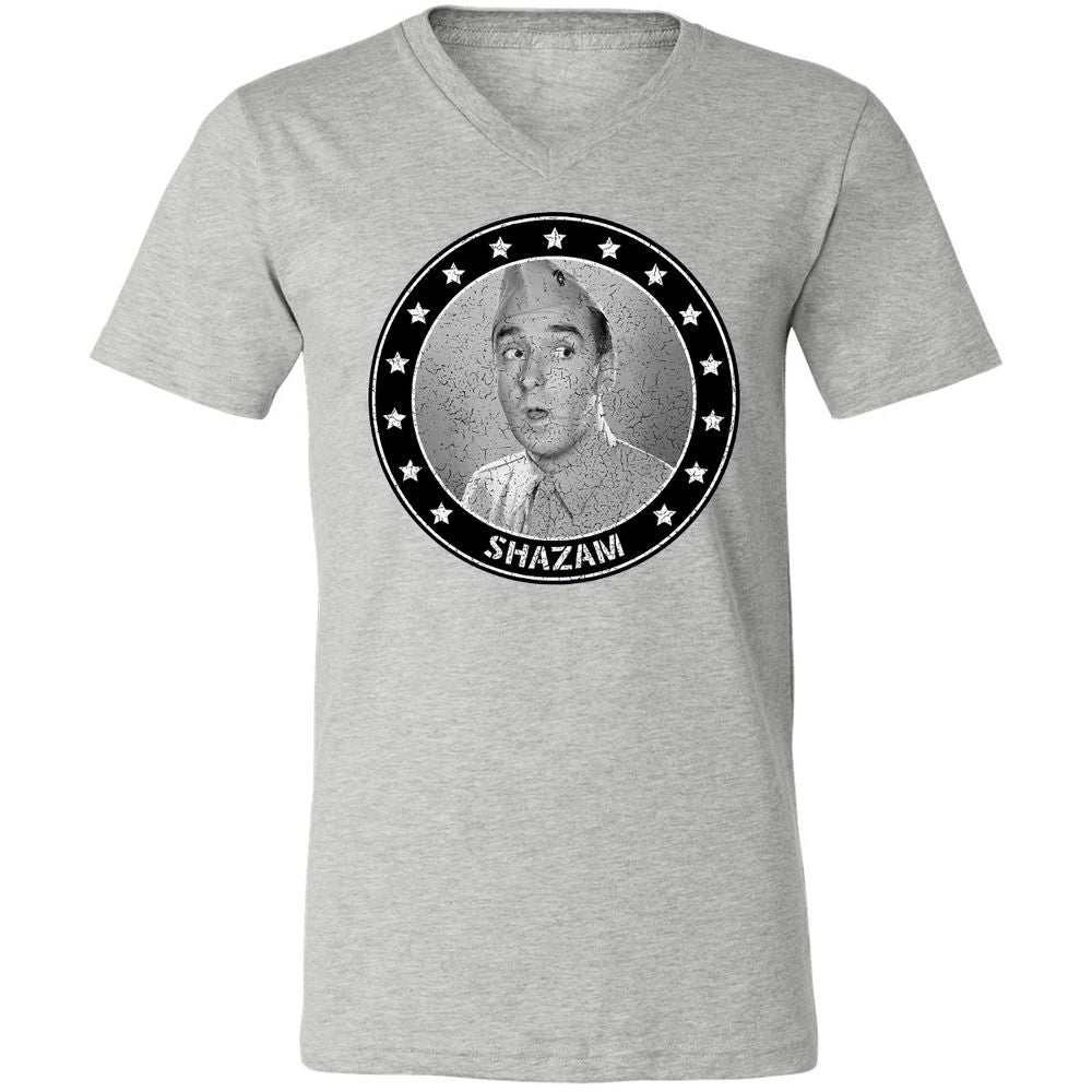 Unisex V-Neck T-Shirt - 18U9PHL7 - Athletic Heather - 7