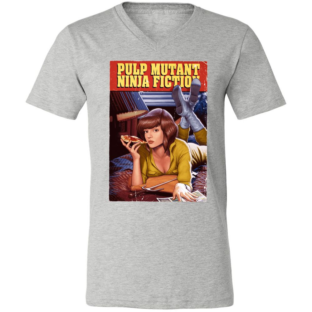 Unisex V-Neck T-Shirt - T3YBCC1N - Athletic Heather - 7