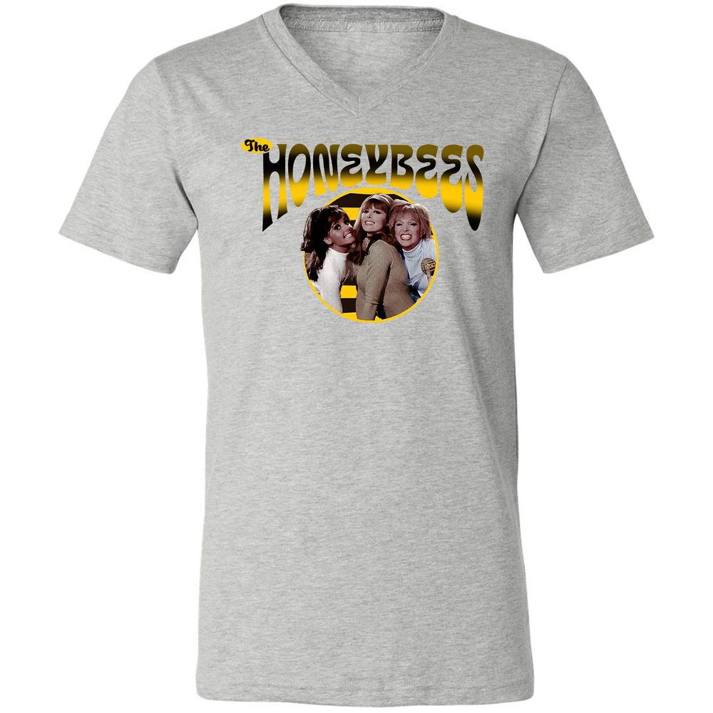 Unisex V-Neck T-Shirt - ZV6SXD33 - Athletic Heather - 7