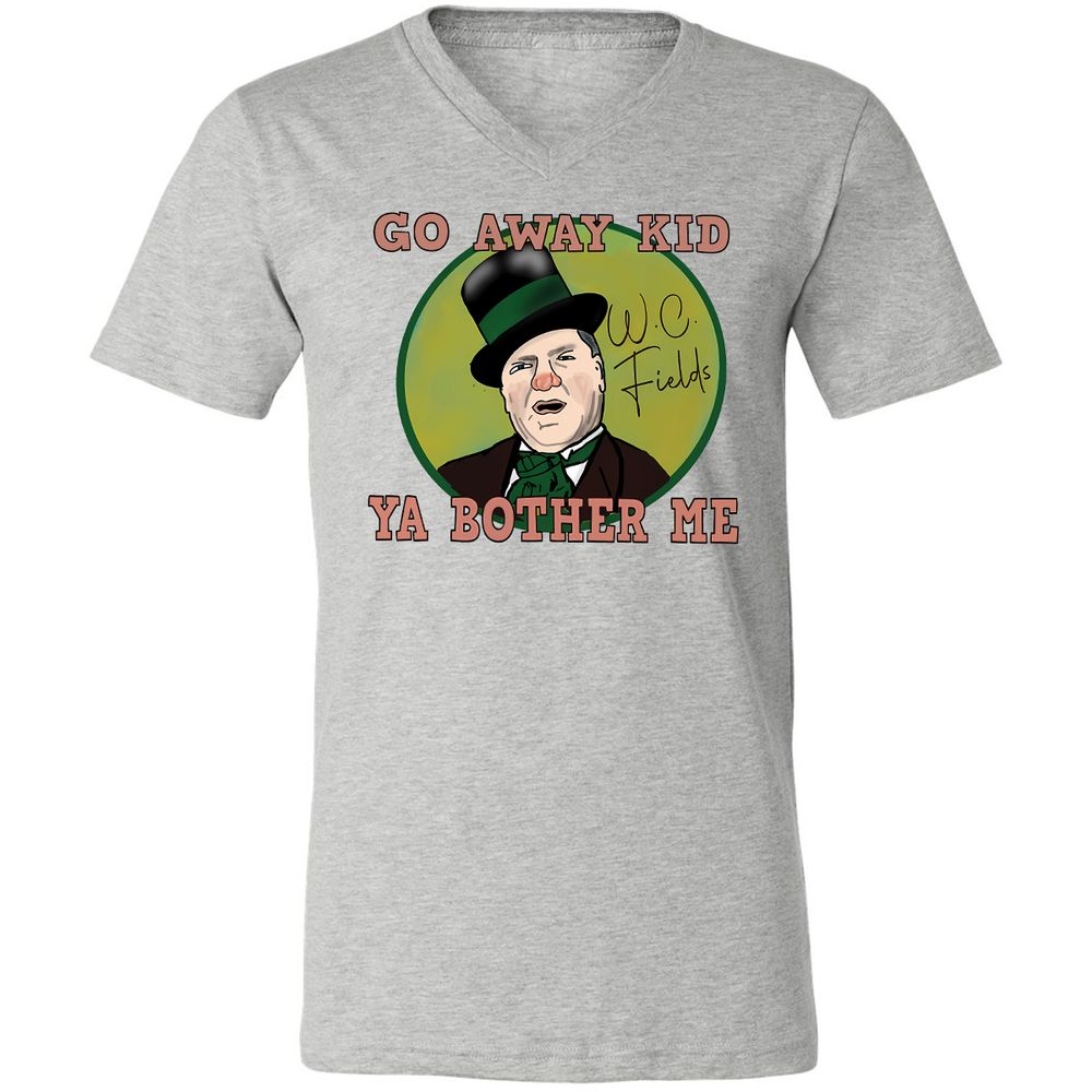 Unisex V-Neck T-Shirt - NL6ESHFM - Athletic Heather - 7