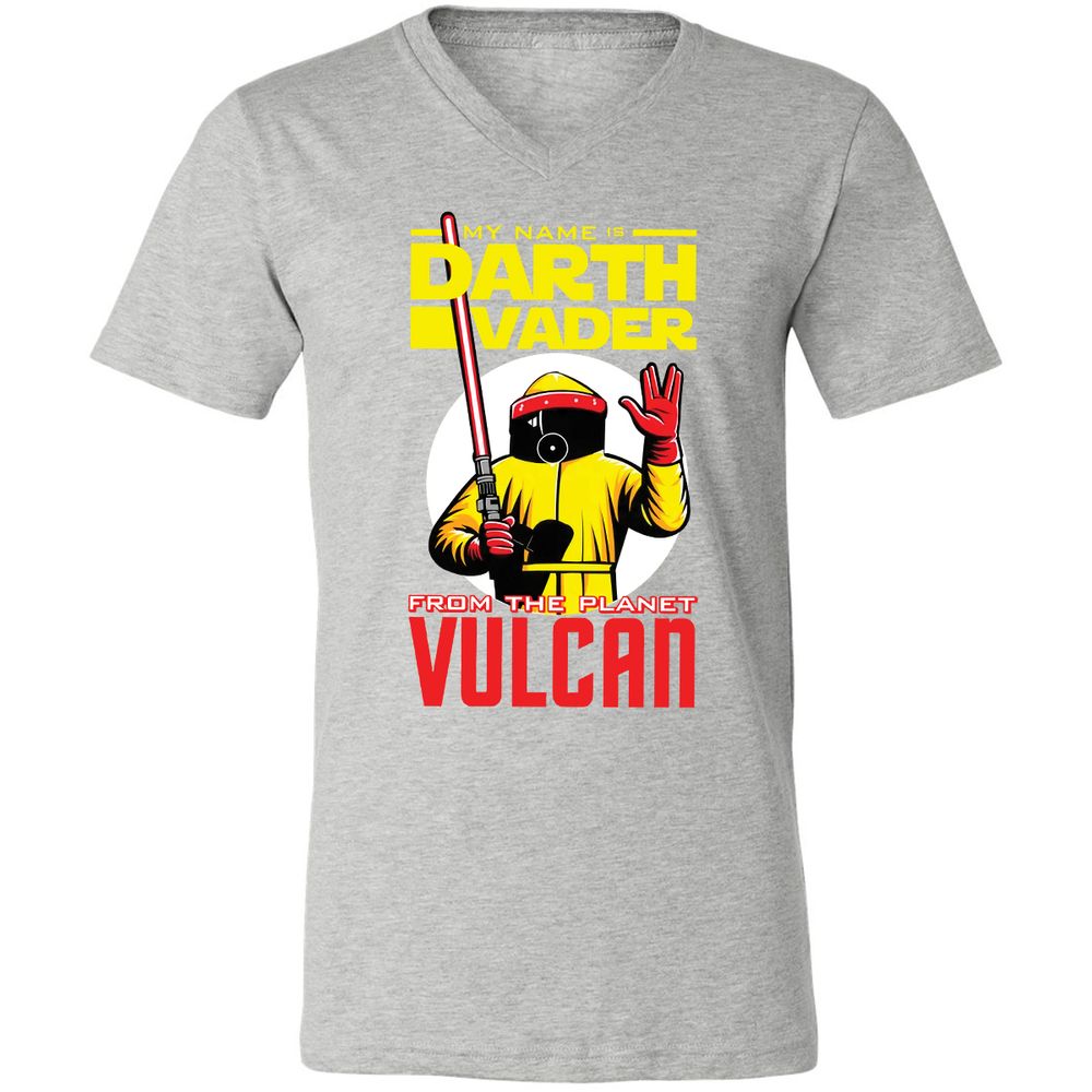 Unisex V-Neck T-Shirt - Q51AMG5G - Athletic Heather - 7