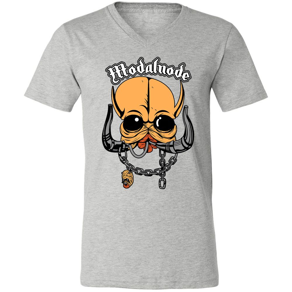 Unisex V-Neck T-Shirt - 57VV3UR9 - Athletic Heather - 7