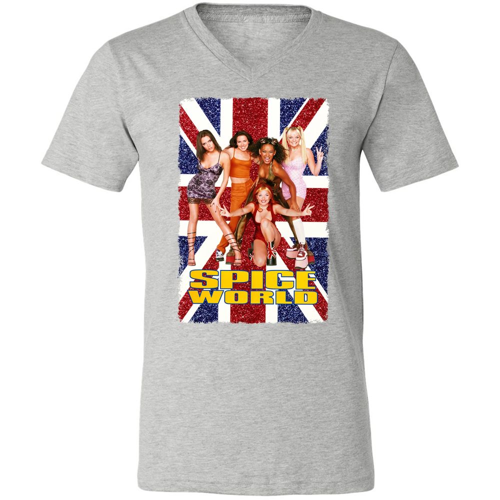 Unisex V-Neck T-Shirt - FY1TSFNE - Athletic Heather - 7