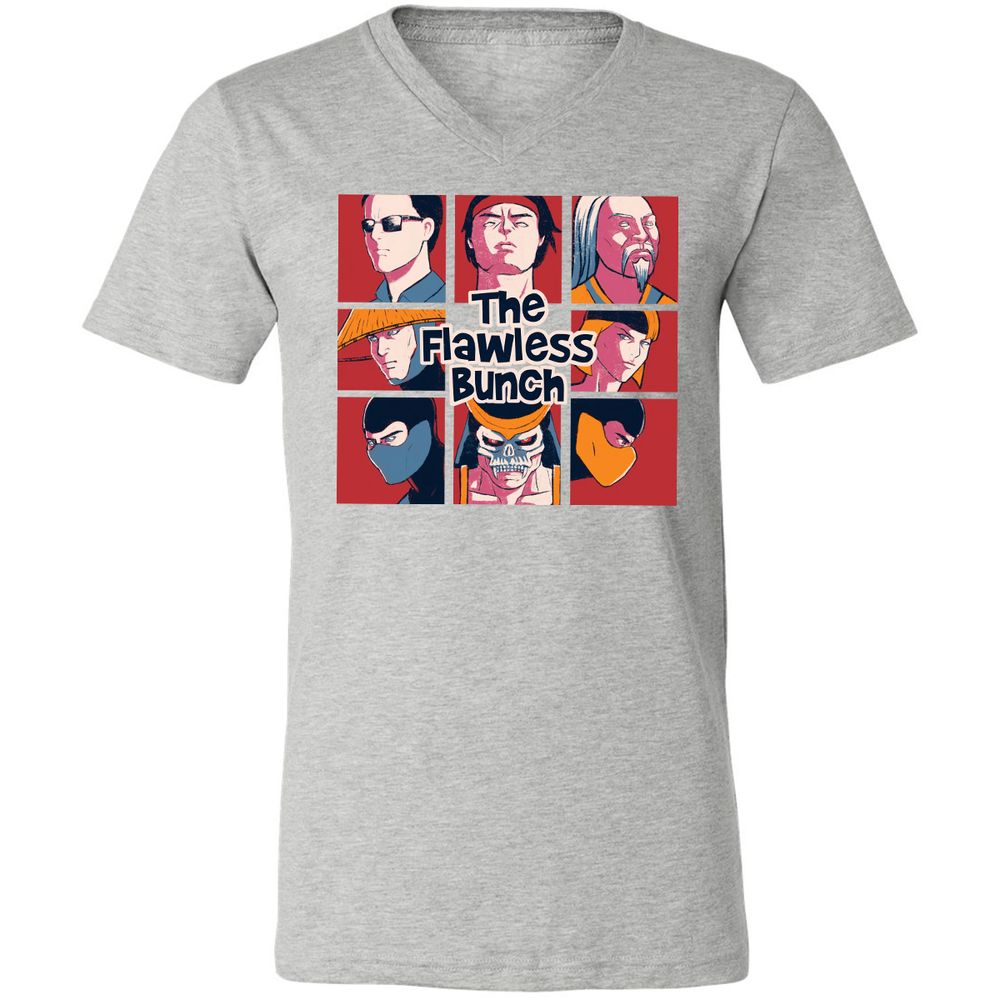 Unisex V-Neck T-Shirt - JENX9XF2 - Athletic Heather - 7