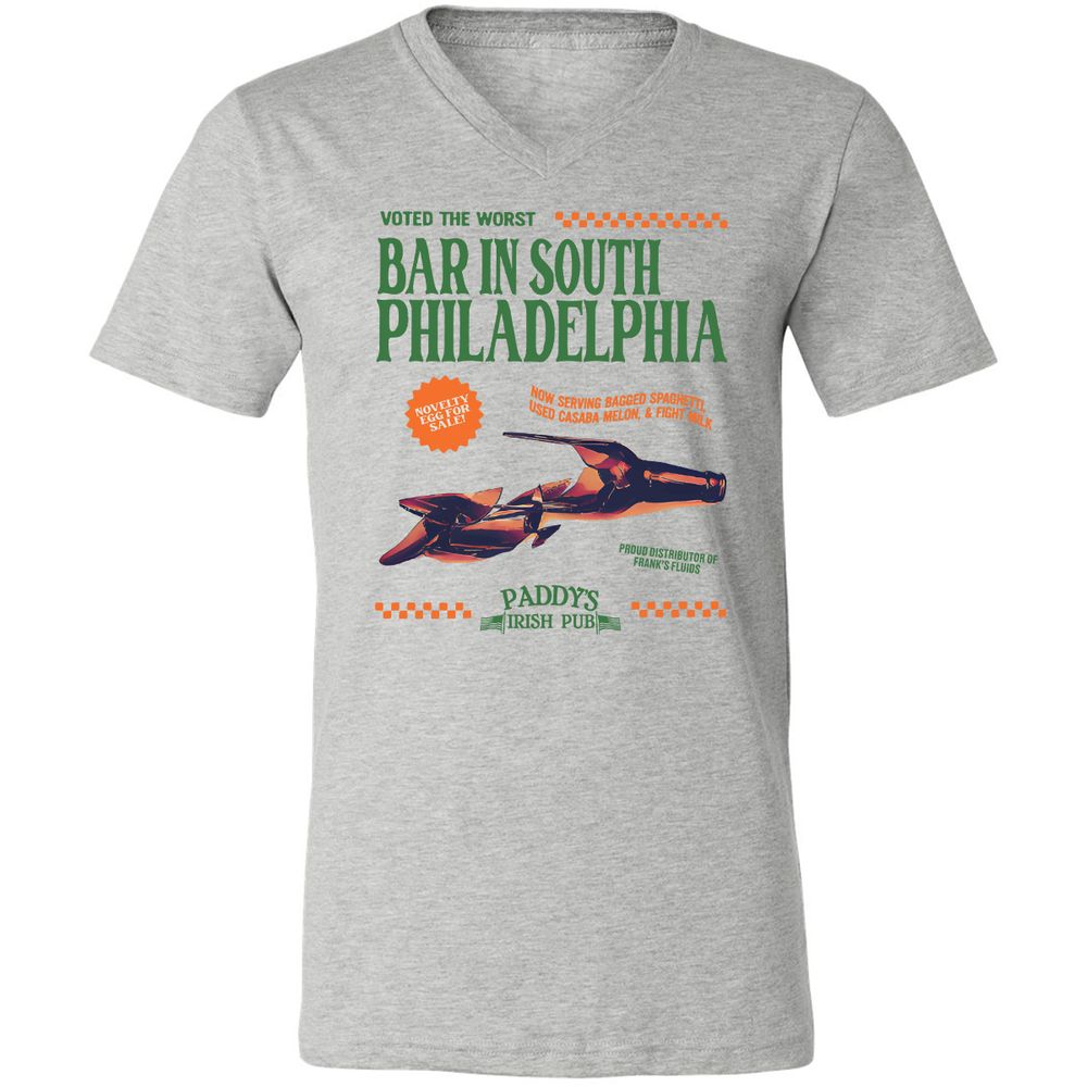 Unisex V-Neck T-Shirt - VDDTA4A1 - Athletic Heather - 7