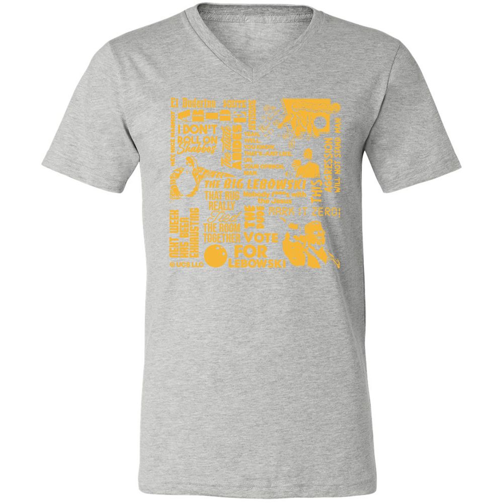 Unisex V-Neck T-Shirt - WL5EK5NY - Athletic Heather - 7