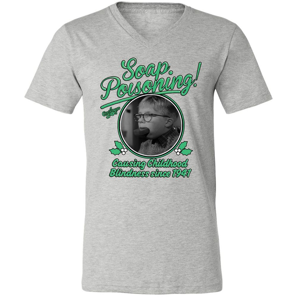Unisex V-Neck T-Shirt - WUDW6L2W - Athletic Heather - 7