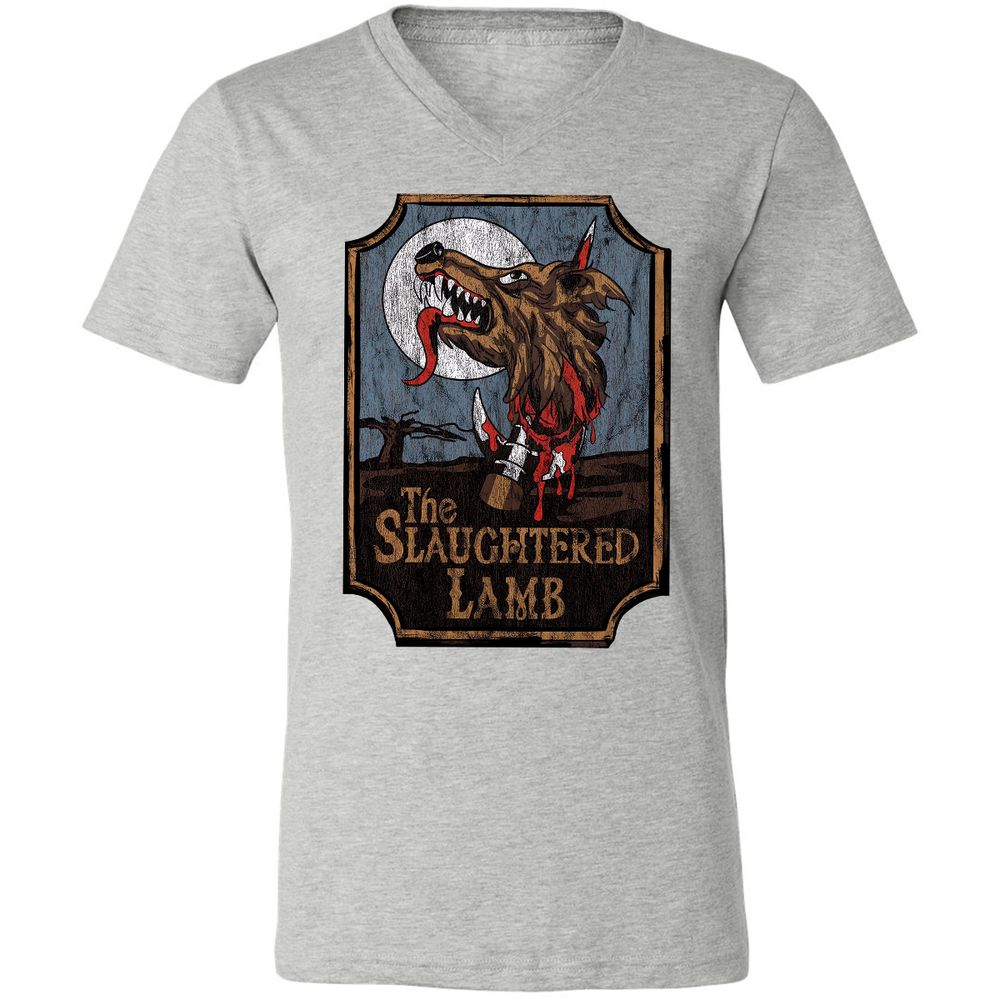 Unisex V-Neck T-Shirt - DLWPCGS2 - Athletic Heather - 7
