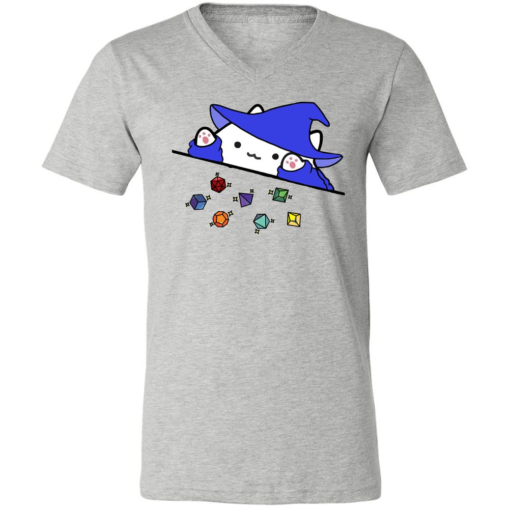 Unisex V-Neck T-Shirt - NXVJ2L23 - Athletic Heather - 7