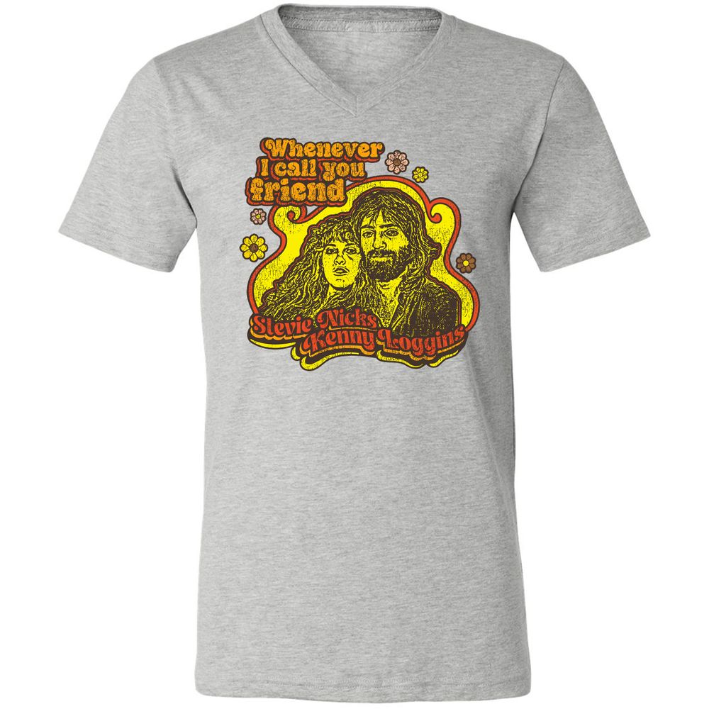 Unisex V-Neck T-Shirt - N75G6HJA - Athletic Heather - 7