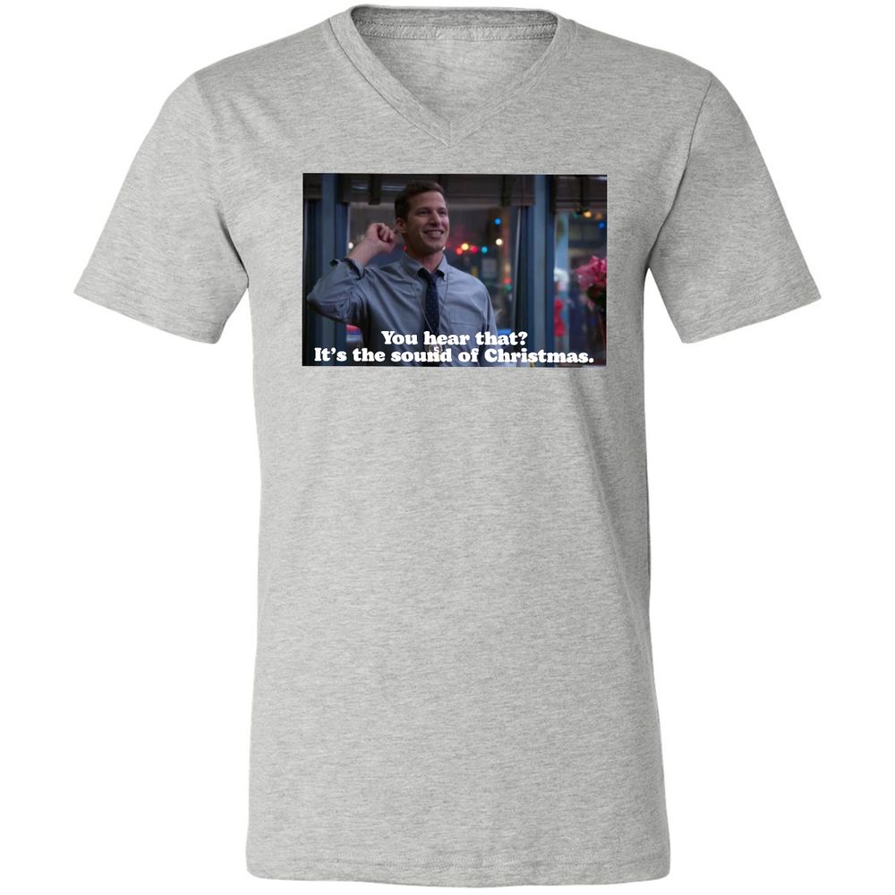Unisex V-Neck T-Shirt - F5A8WEVX - Athletic Heather - 7