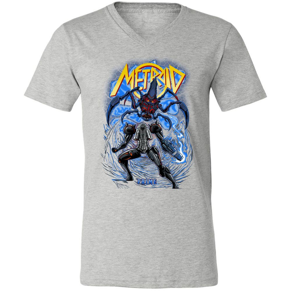 Unisex V-Neck T-Shirt - LP572C5A - Athletic Heather - 7