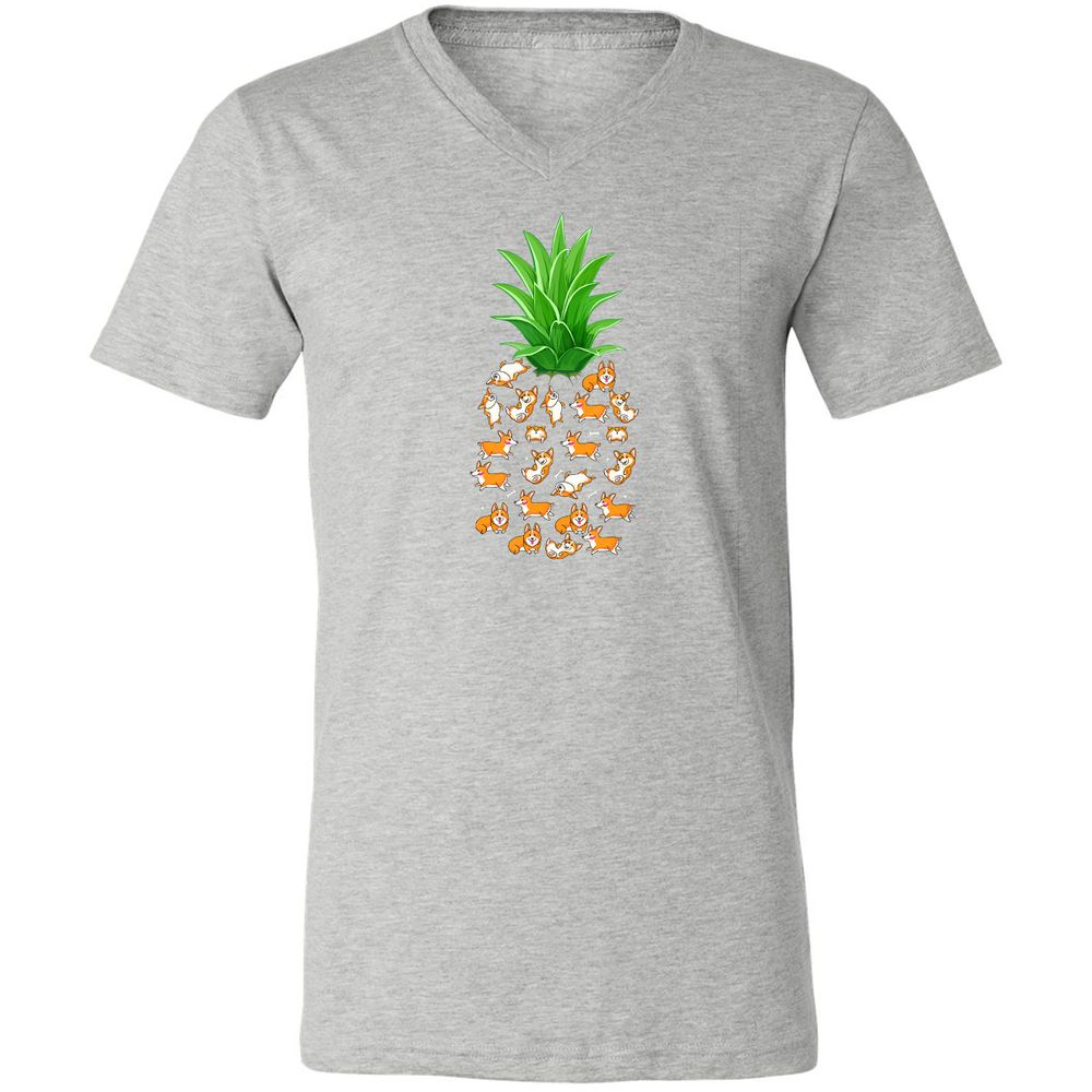 Unisex V-Neck T-Shirt - BYURW39F - Athletic Heather - 7
