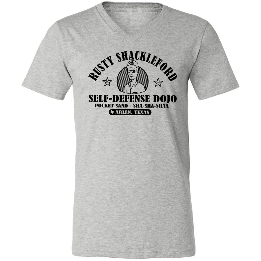 Unisex V-Neck T-Shirt - X6S7QM6B - Athletic Heather - 7